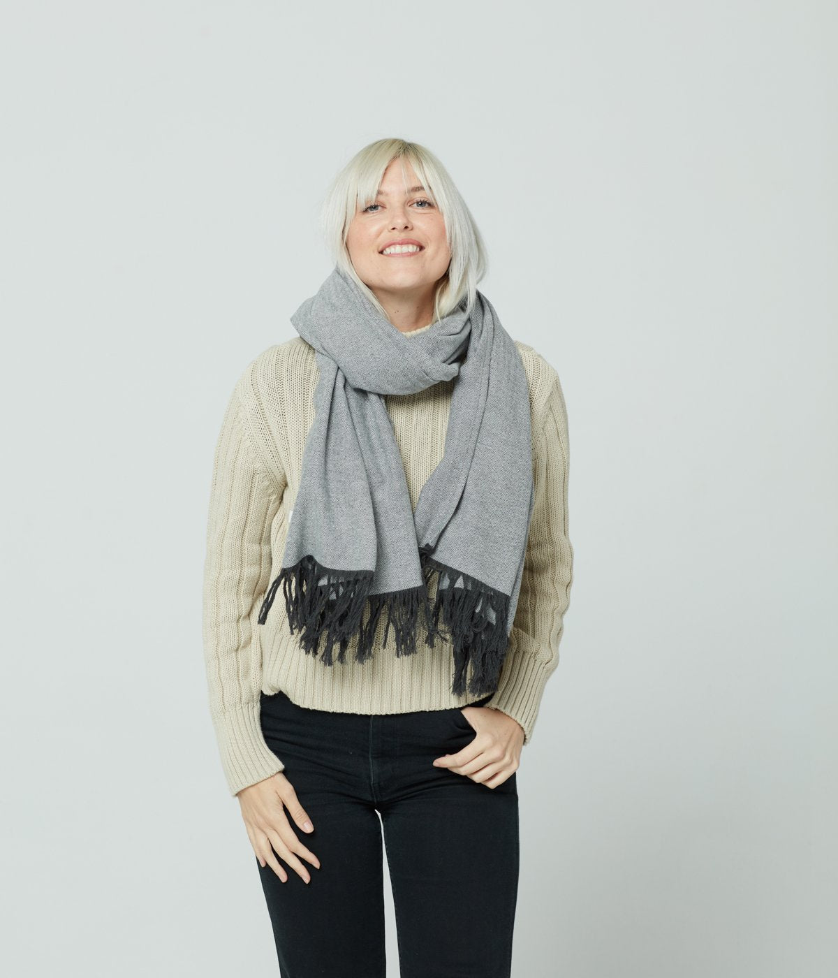 Sarah Scarf - Grey