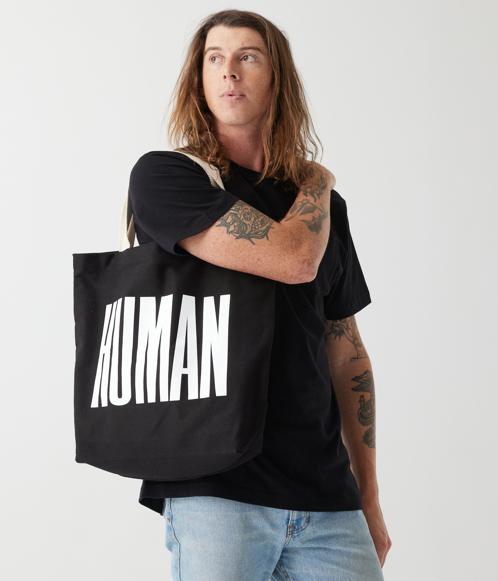 Bold Human Tote - Black