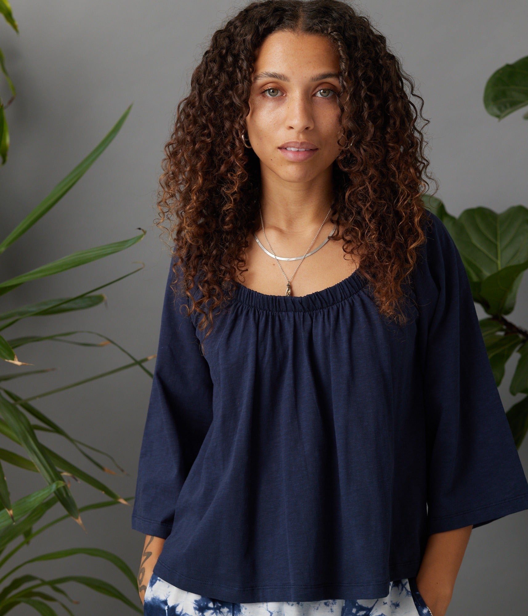 Alma Top - Dark Blue