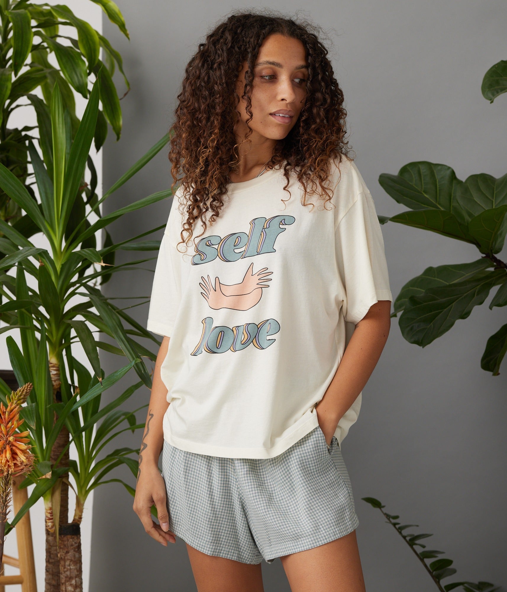 Self Love Tee - Stone