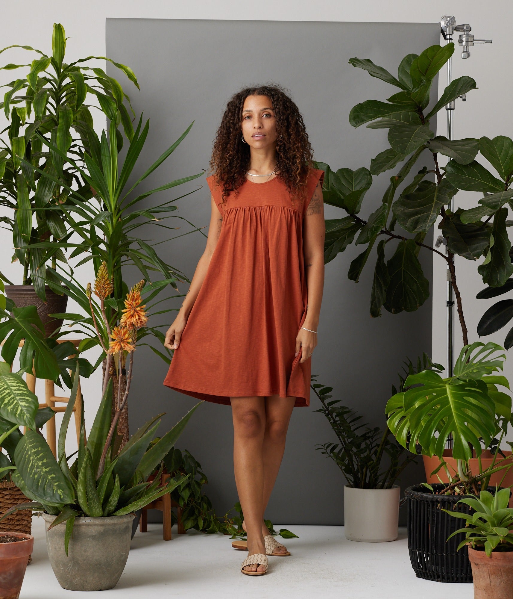 Luca Dress - Rust