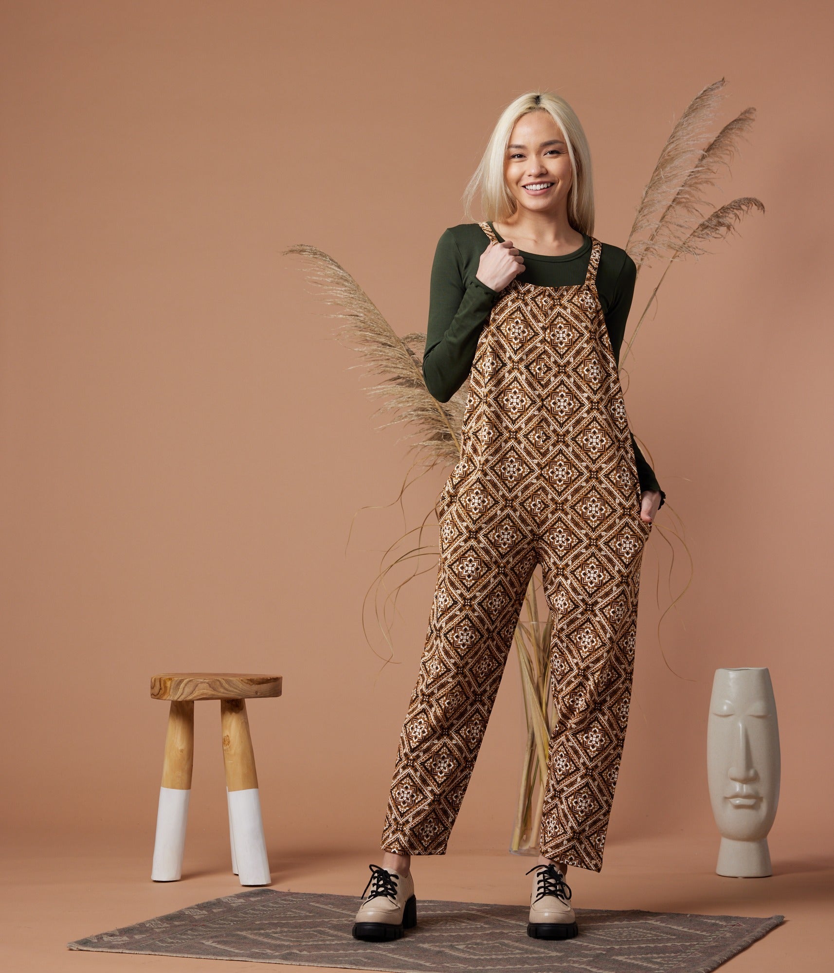 Cadence Overall - Cider Boho