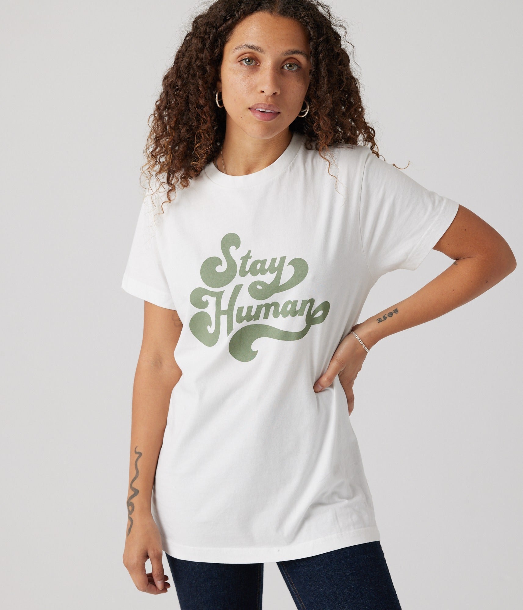 Stay Human Tee