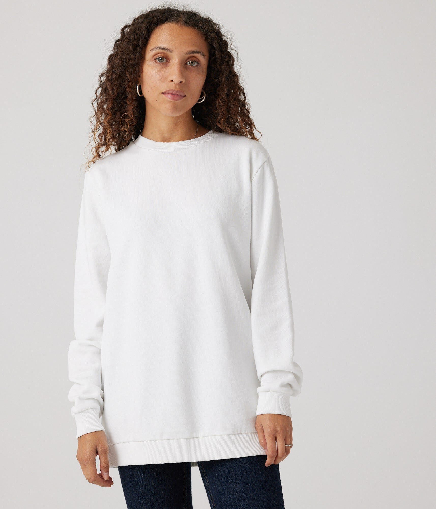 Unisex Crewneck Sweatshirt - White