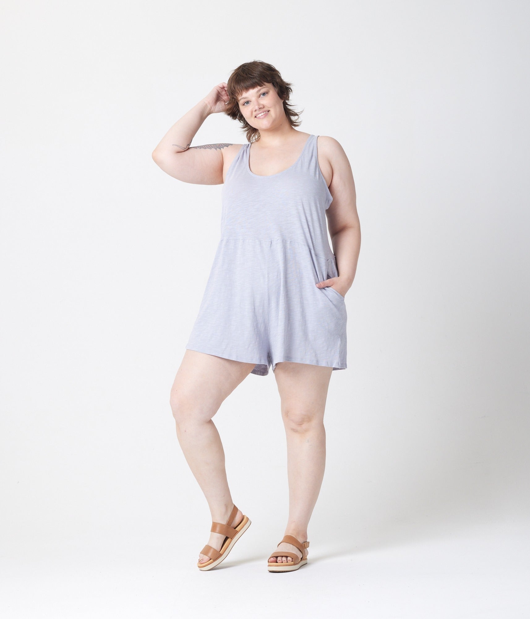 Ivy Romper - Periwinkle