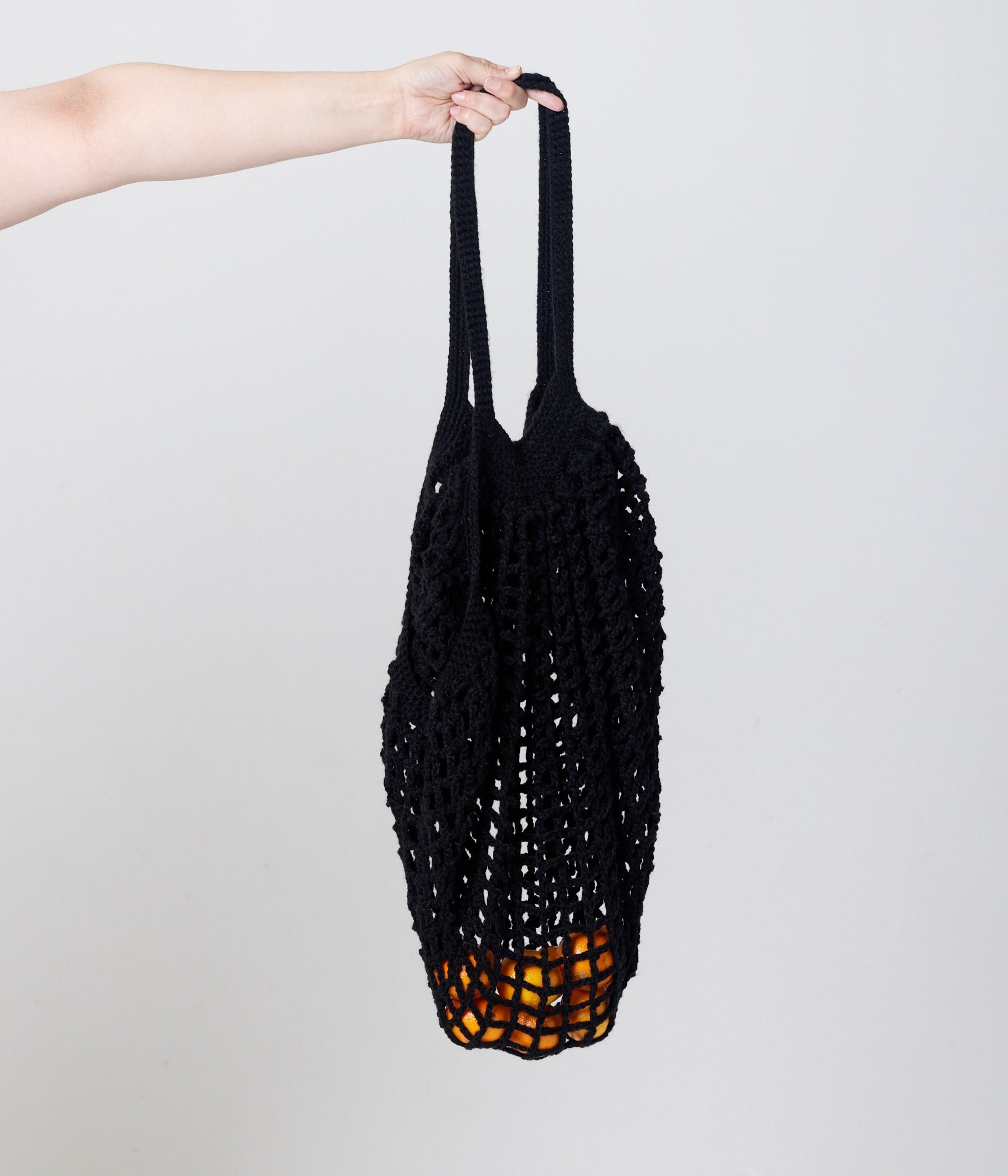 Crochet Market Bag - Black