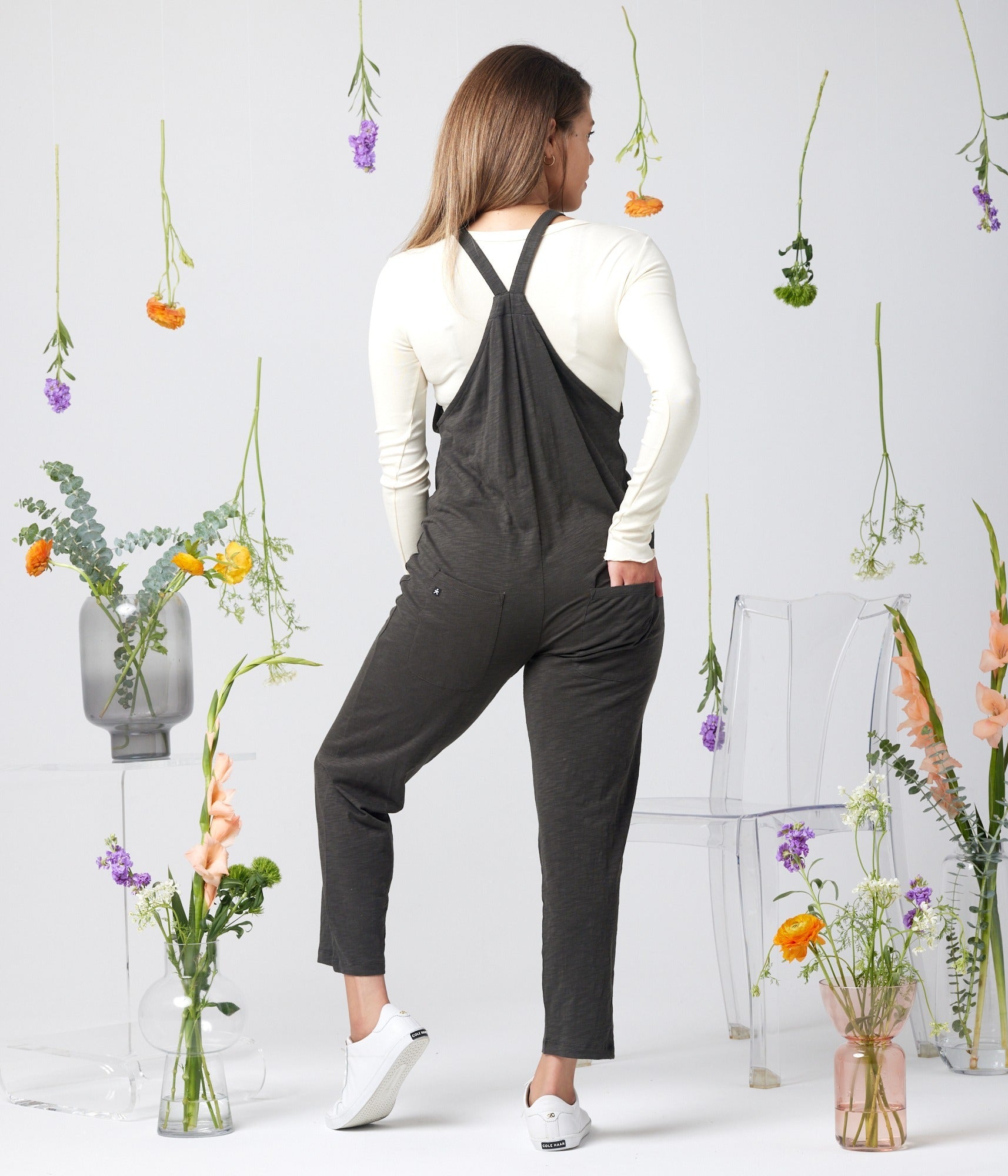 Rhythm Adjustable Overall - Washed Black