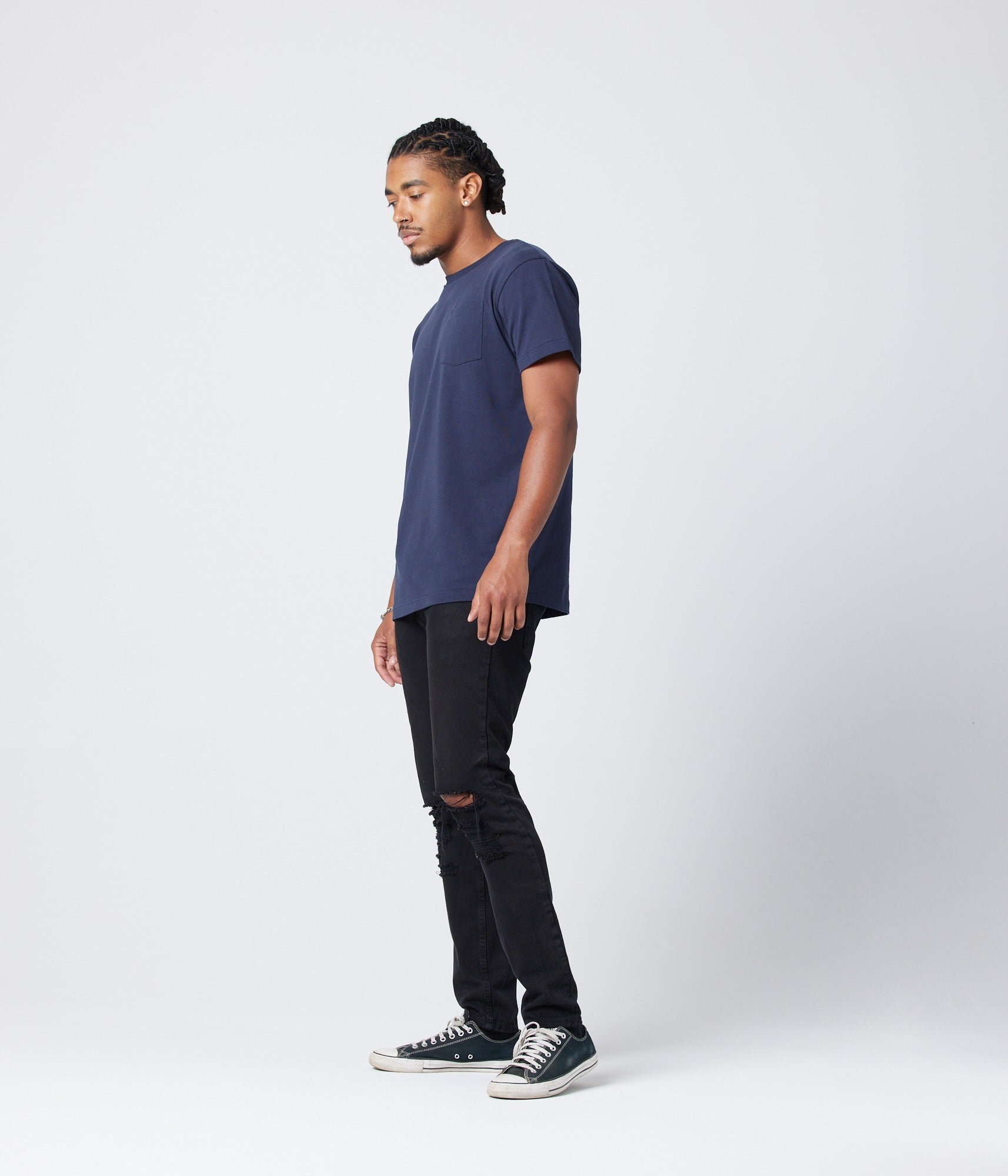 Heavyweight Pocket Tee - Midnight