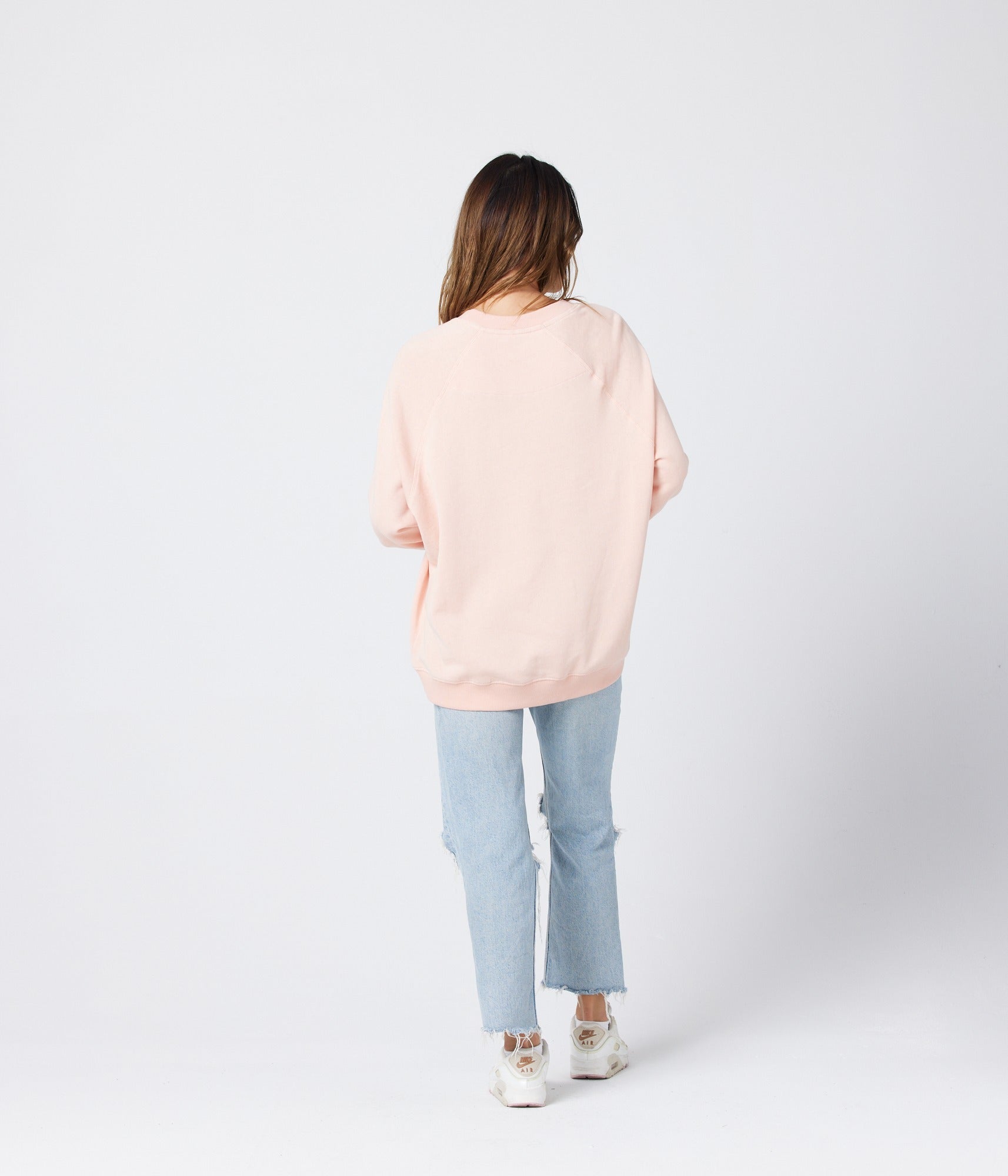 Women's Raglan Sweatshirt - Dusty Rose