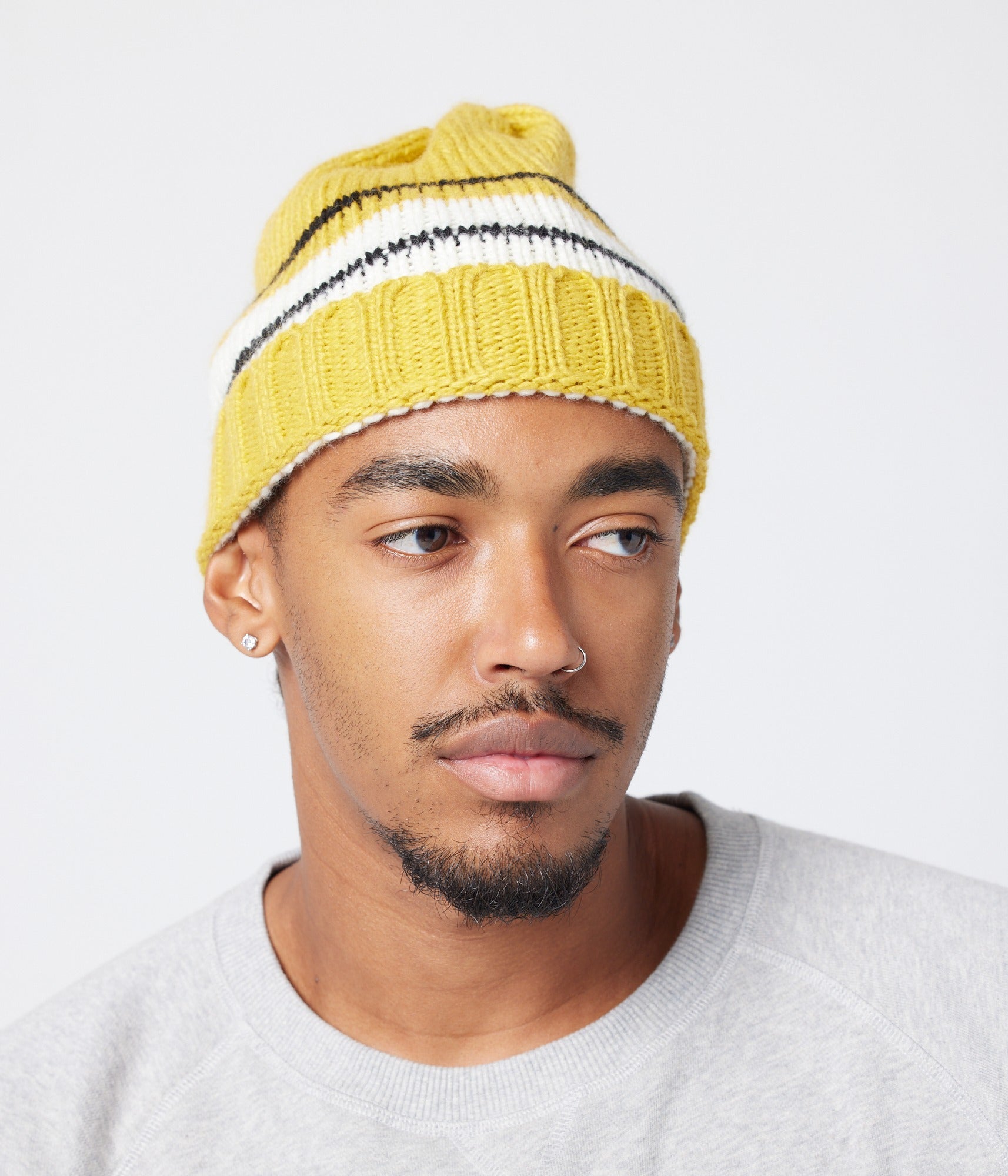 Otis Beanie - Dijon Stripe