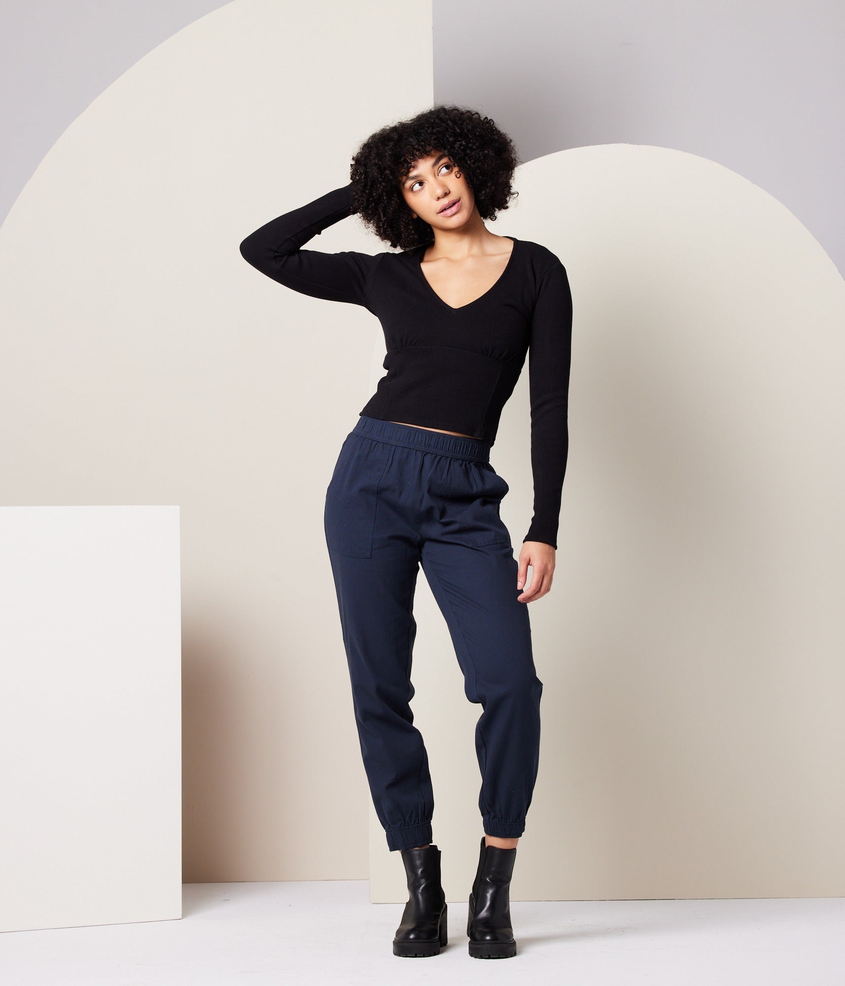 Lesley Pant - Dark Blue