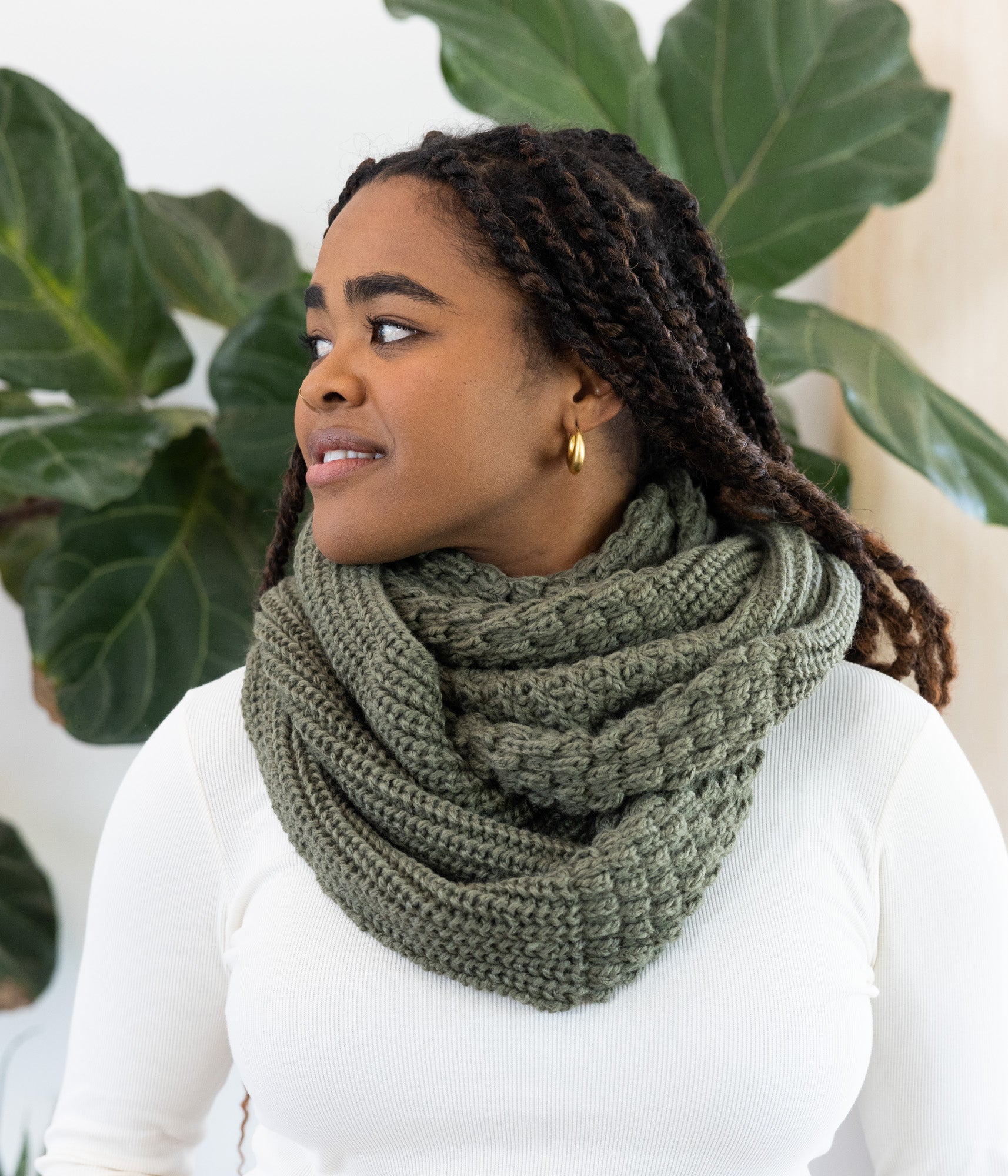 Harper Infinity Scarf - Army