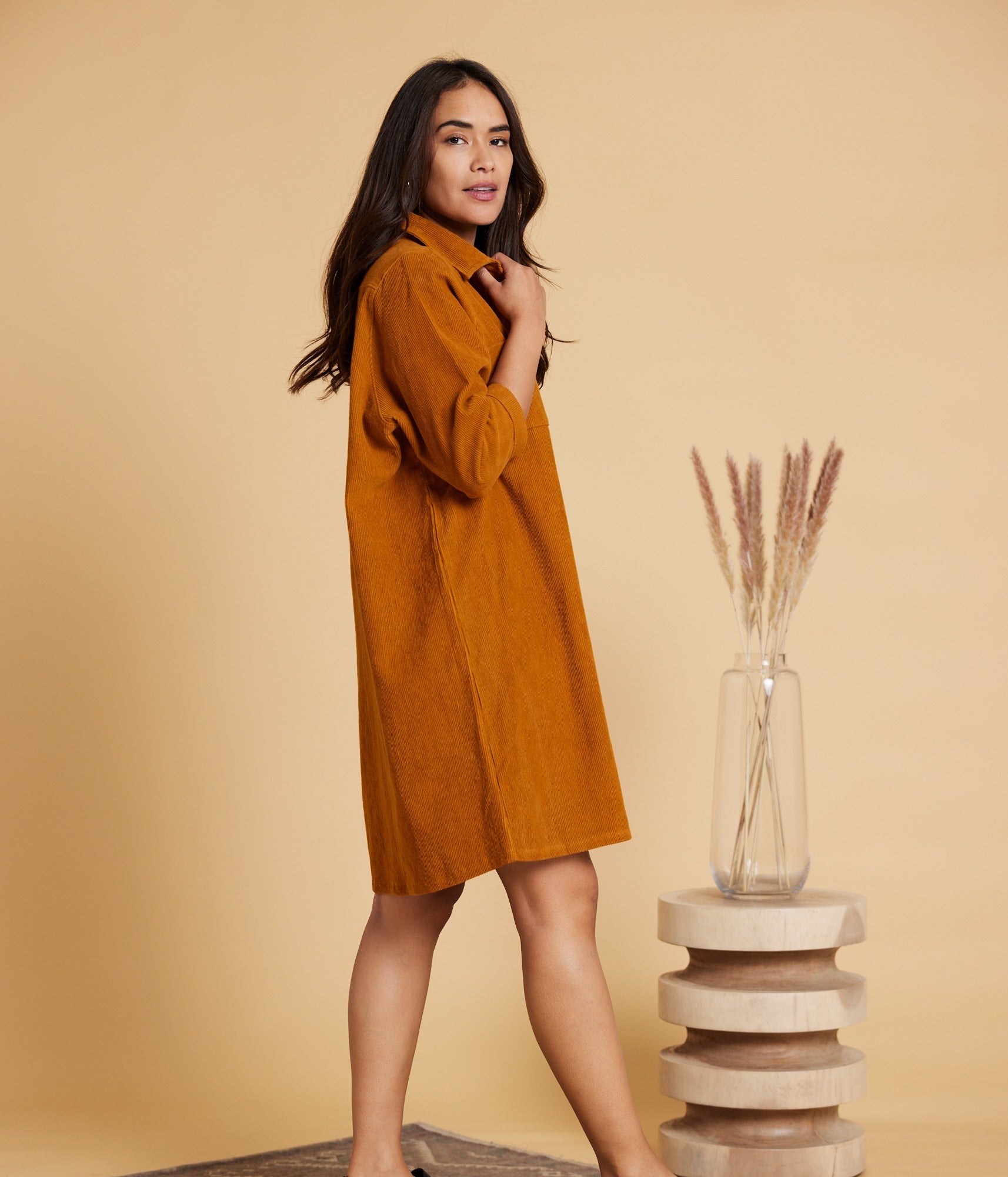 Nellie Dress - Pumpkin Spice