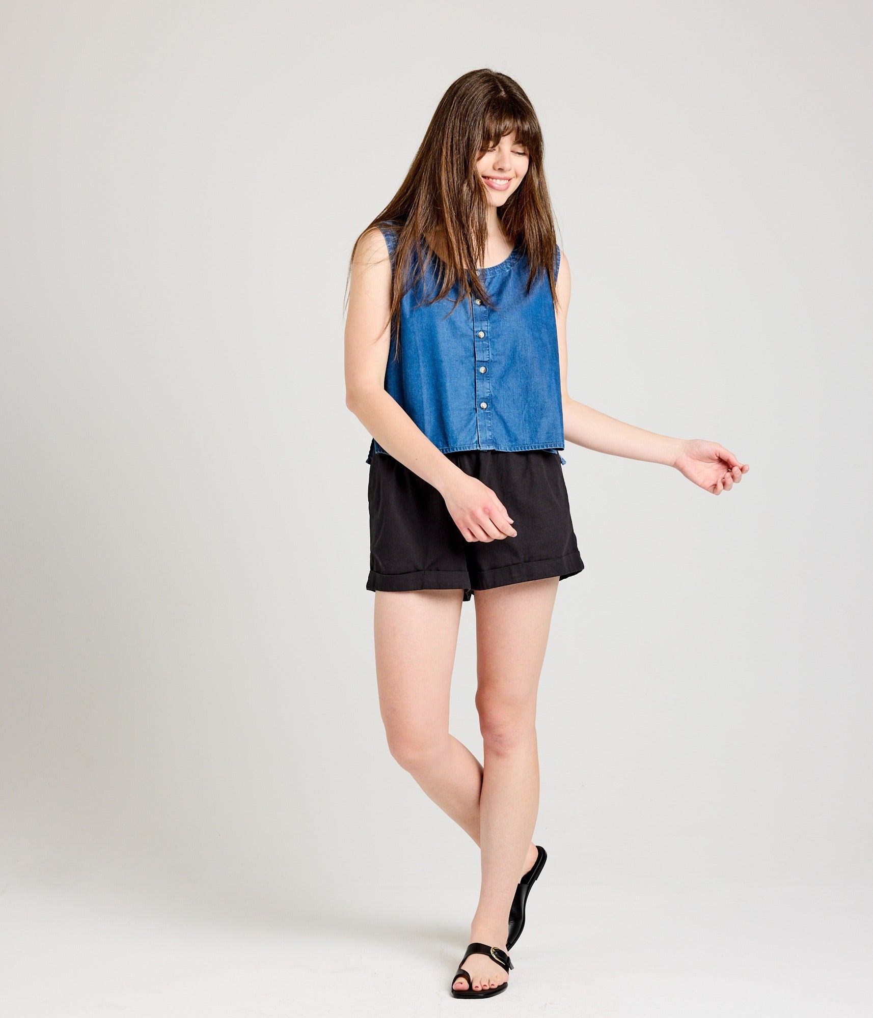 Demi Tank - Chambray