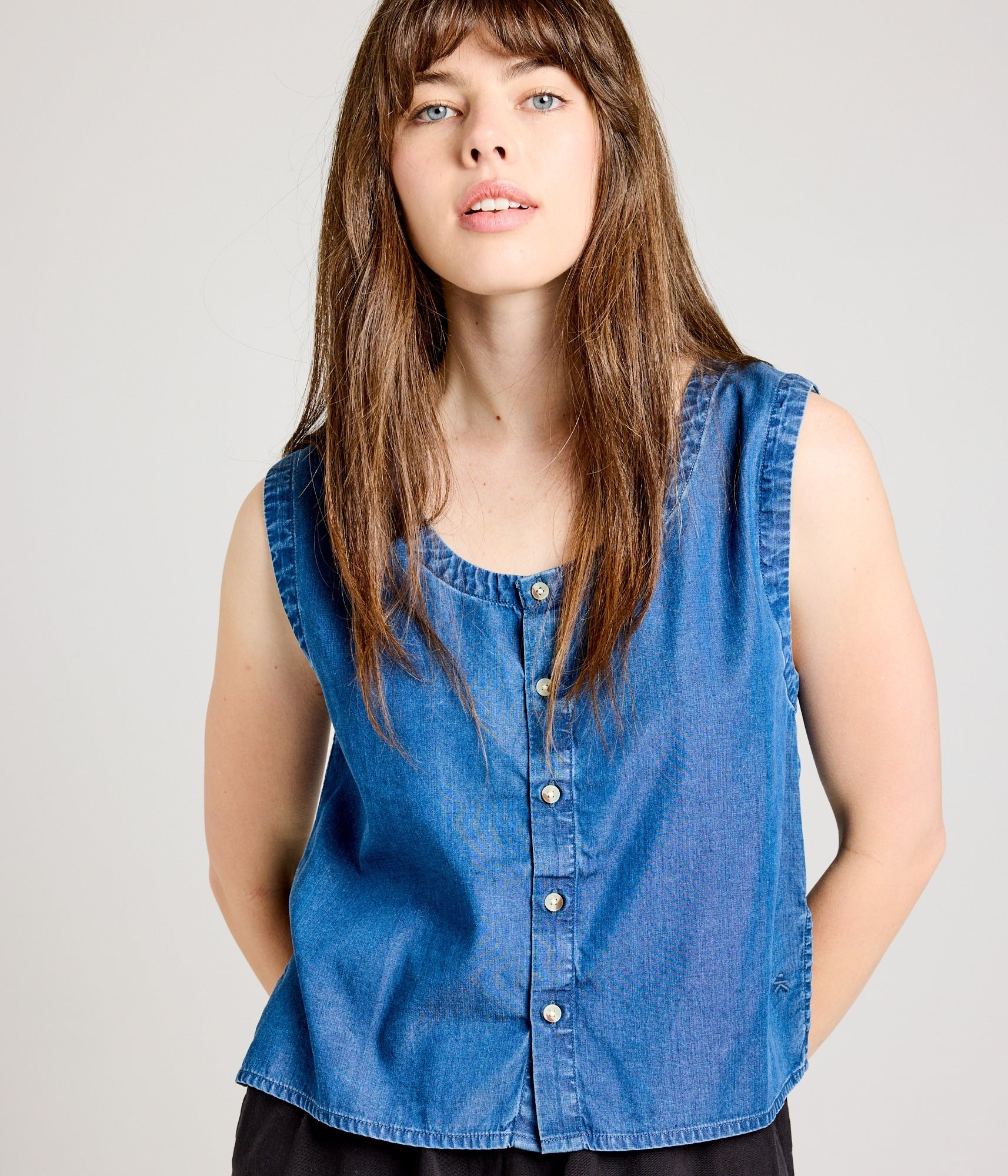 Demi Tank - Chambray