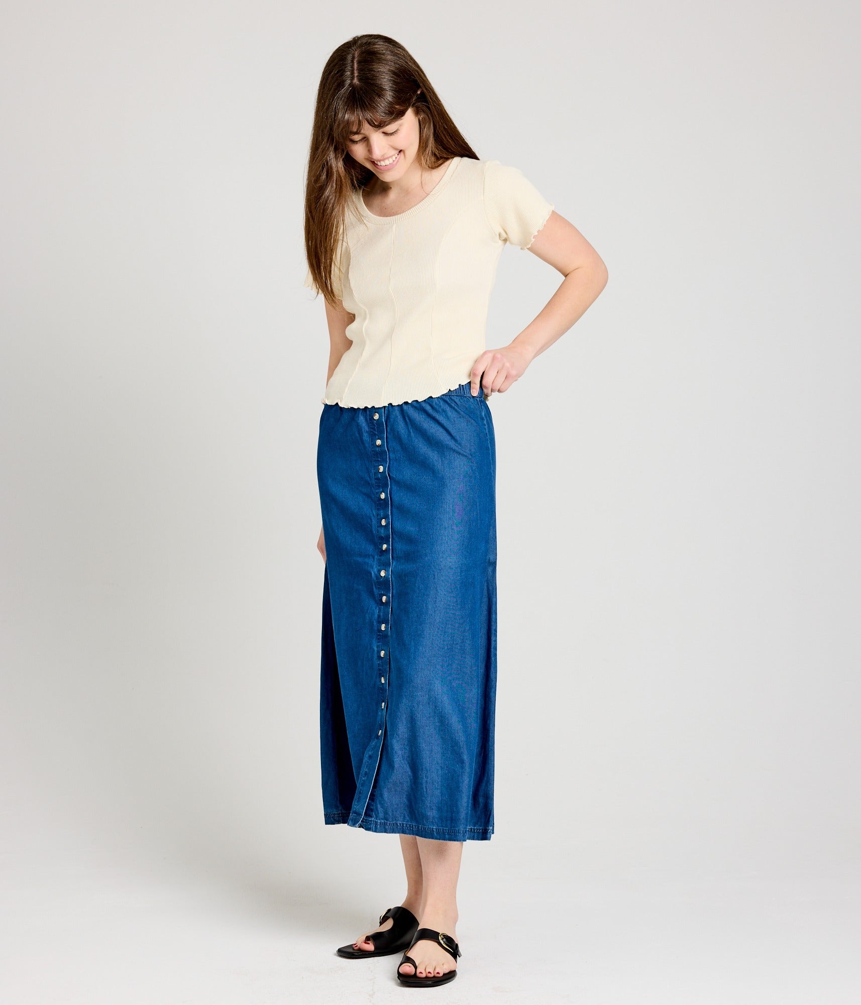 Willow Skirt - Chambray