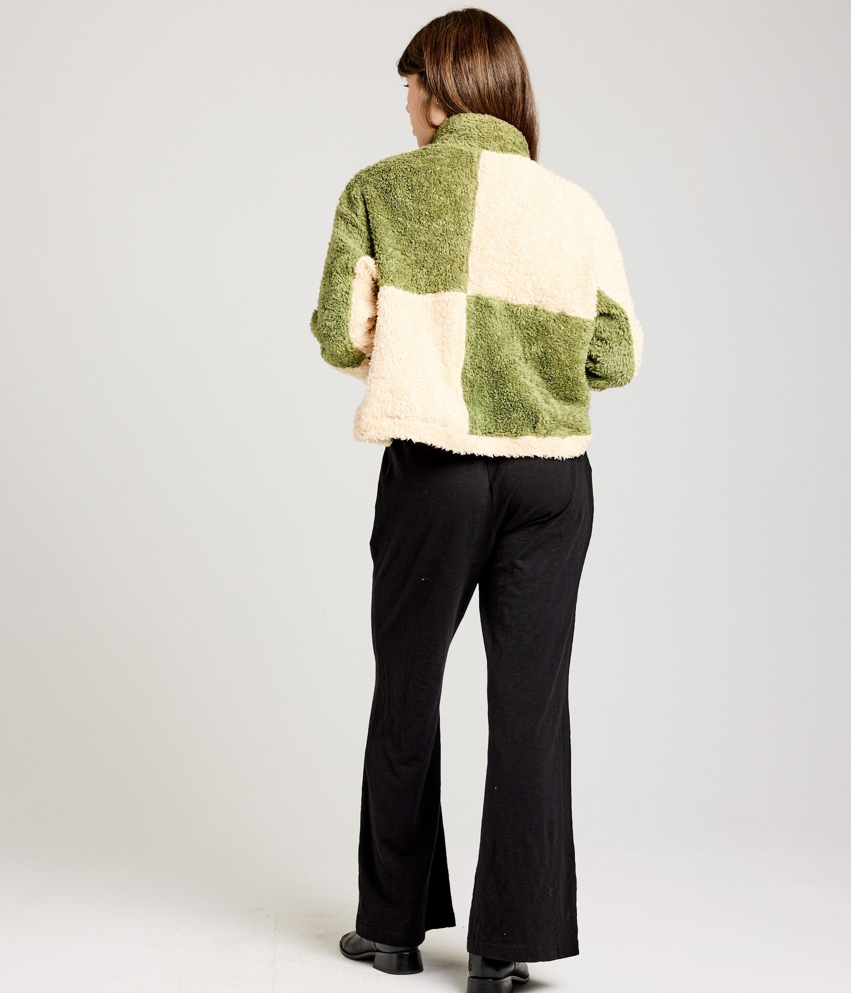 Libby Sherpa Jacket - Pear